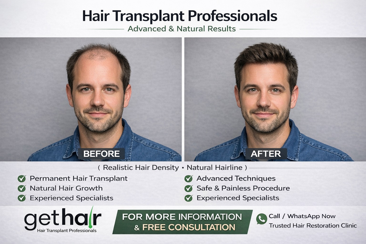 Professional hair replacement consultation in Chennai